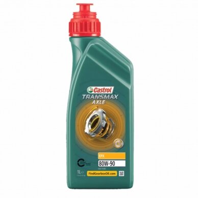 CASTROL Transmax Axle EPX 80W90 1L ašies alyva CASTROL Transmax Axle EPX 80W90 1L ašies alyva