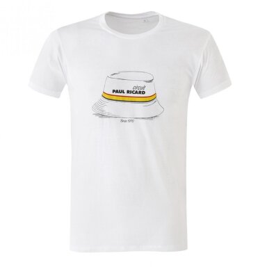 CIRCUIT PAUL RICARD Bob balti vyriški marškinėliai