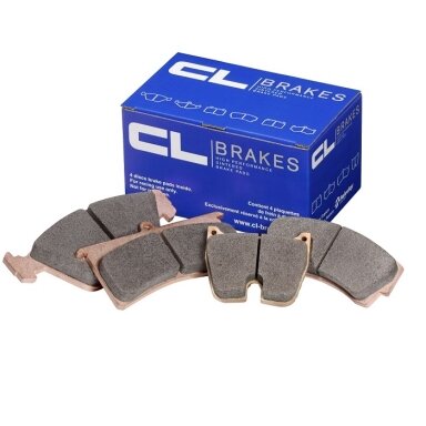 CL BRAKES RC5+ stabdžių trinkelės LOTUS Elise Esprit Exige priekiniams ir MITSUBISHI Lancer EVO 5–9 2,0 l galiniams stabdžiams.
