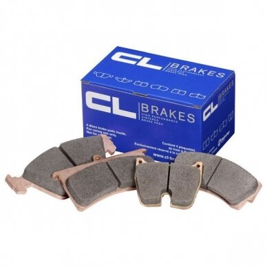 CL BRAKES RC5+ stabdžių trinkelės PEUGEOT 207 S2000 priekiniams ir galiniams ratams CL BRAKES RC5+ stabdžių trinkelės PEUGEOT 207 S2000 priekiniams ir galiniams ratams