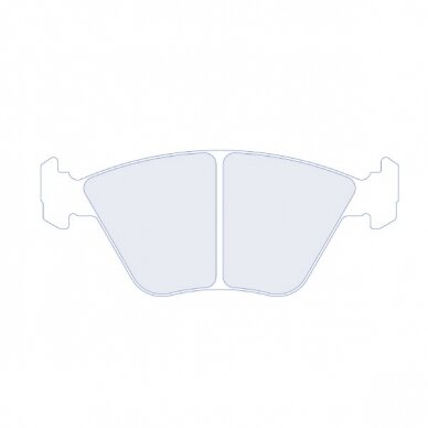 CL BRAKES RC6 stabdžių trinkelės BMW E36 arba E46 M3 priekiniams stabdžiams 1 CL BRAKES RC6 stabdžių trinkelės BMW E36 arba E46 M3 priekiniams stabdžiams 1