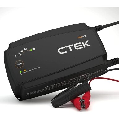 CTEK PRO25S įkroviklis - 12V 25A švino ir ličio akumuliatoriams