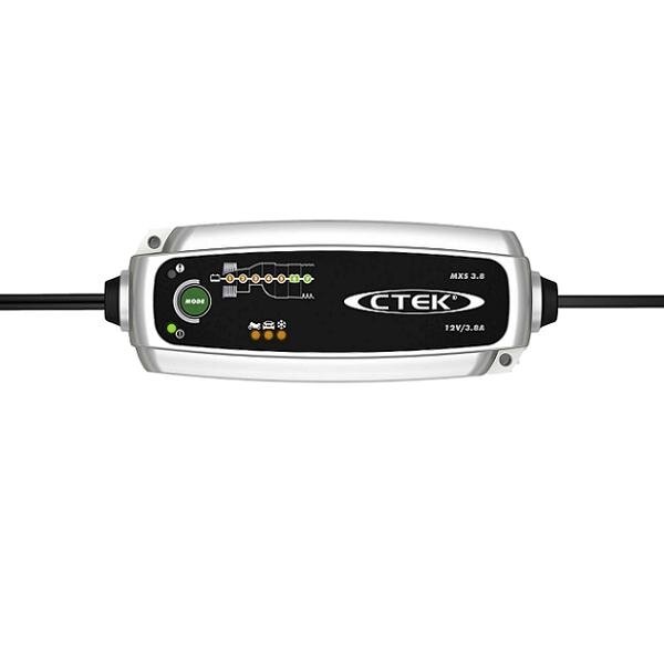CTEK MXS3.8 įkroviklis, įkrovimo srovė 3,8 A CTEK MXS3.8 įkroviklis, įkrovimo srovė 3,8 A