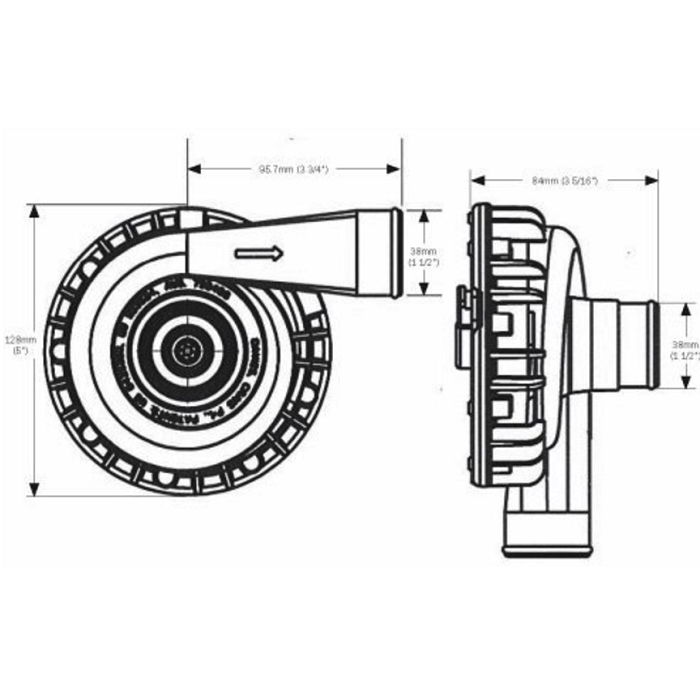 DAVIES CRAIG EWP115 Aliuminio 12 V elektrinis vandens siurblys 5