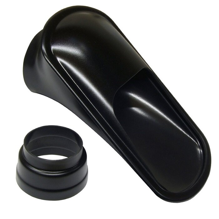 REVOTEC 63/76 mm juodas GT stiliaus didelis šoninis aušinimo gaubtas – 280 x 149 x 155 mm REVOTEC 63/76 mm juodas GT stiliaus didelis šoninis aušinimo gaubtas – 280 x 149 x 155 mm