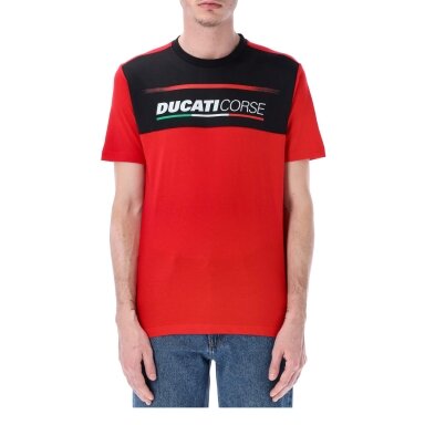 DUCATI Team Corse raudona marškinėliai vyrams
