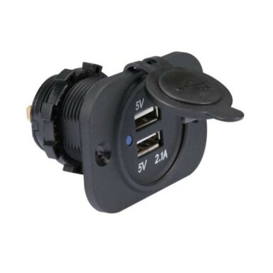 REDSPEC dviguba USB lizdas automobilio salonui 5V 1A + 5V 2.1A REDSPEC dviguba USB lizdas automobilio salonui 5V 1A + 5V 2.1A