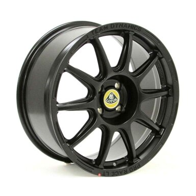 TEAM DYNAMICS Pro Race LT 7X16 4x100 ET30 CB56.7 matinis juodas ratas, skirtas Lotus Elise ir Exige S2 automobiliams.