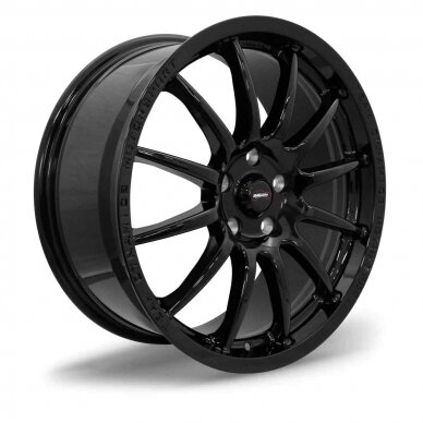 „Dynamics Pro Race Dynamics Rim 1.2 7x17 5x108 ET45 CB73.1“ „Brilliant Black“ „Dynamics Pro Race Dynamics Rim 1.2 7x17 5x108 ET45 CB73.1“ „Brilliant Black“