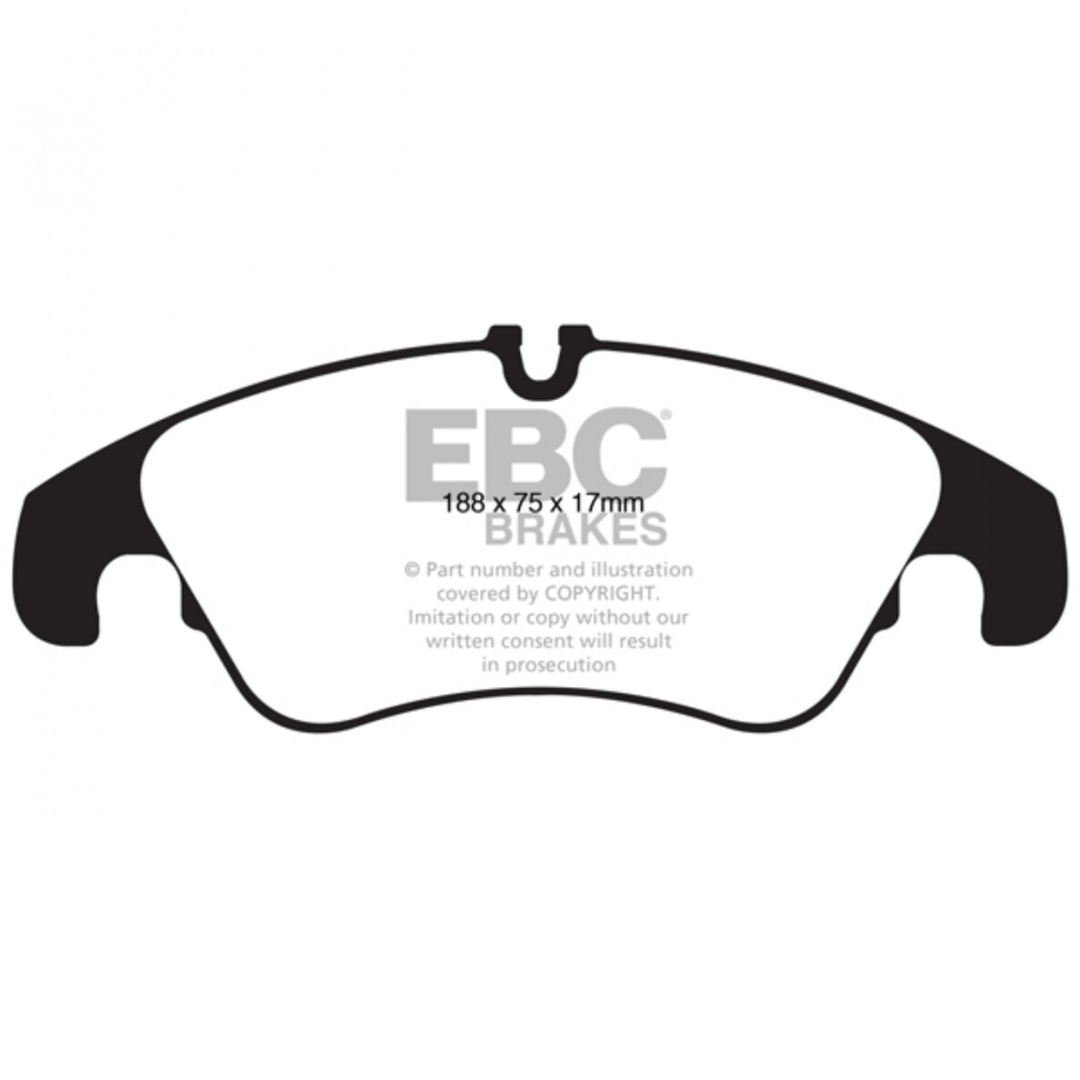 EBC Redstuff stabdžių trinkelės Audi A6 ir A7 C7 EBC Redstuff stabdžių trinkelės Audi A6 ir A7 C7