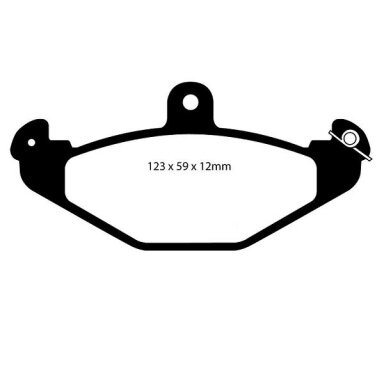 EBC BRAKES YELLOWSTUFF stabdžių trinkelės LOTUS Elise arba Exige galiniams ratams EBC BRAKES YELLOWSTUFF stabdžių trinkelės LOTUS Elise arba Exige galiniams ratams