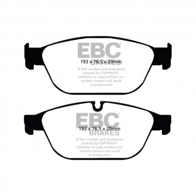 EBC Yellowstuff stabdžių trinkelės Audi SQ5 ir A8 automobiliams EBC Yellowstuff stabdžių trinkelės Audi SQ5 ir A8 automobiliams