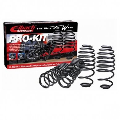 EIBACH Pro-kit trumpos spyruoklės CITROEN Saxo arba PEUGEOT 106 Phase 2 EIBACH Pro-kit trumpos spyruoklės CITROEN Saxo arba PEUGEOT 106 Phase 2