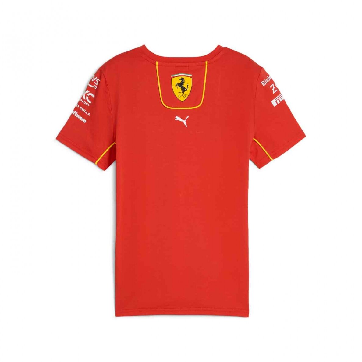 FERRARI F1 komandos raudona marškinėliai vaikams FER24_TSE_TEA 1 FERRARI F1 komandos raudona marškinėliai vaikams FER24_TSE_TEA 1