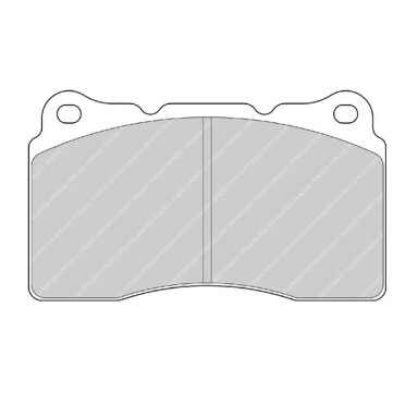 FERODO DS1.11 stabdžių trinkelės ALFA ROMEO / ASTON MARTIN / HONDA / SUBARU / TESLA priekiniams ratams