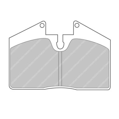 FERODO DS1.11 stabdžių trinkelės, skirtos PORSCHE 944 993, FERRARI F355 arba MASERATI 3200 GT priekinėms ir galinėms stabdžių sistemoms.