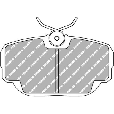 FERODO DS2500 stabdžių trinkelės BMW 3 E30 Z1 arba MERCEDES 190 arba SAAB 9000 priekiniams ratams