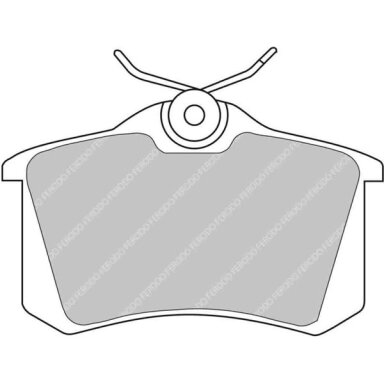FERODO DS2500 stabdžių kaladėlės Renault Mégane 2/3/4 RS / CLIO 3 RS / TWINGO 2 RS R2/DS3 R AR storis 15 mm