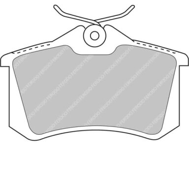 FERODO DS2500 stabdžių trinkelės Renault Mégane 2/3/4 RS / CLIO 3 RS / TWINGO 2 RS R2/DS3 R AR storis 16 mm