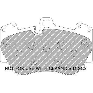 FERODO FCP4467 DS2500 stabdžių trinkelės 176 mm x 109,5 mm x 16,7 mm