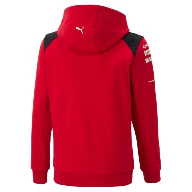 Raudona FERRARI F1 PUMA Team džemperis su gobtuvu vaikams