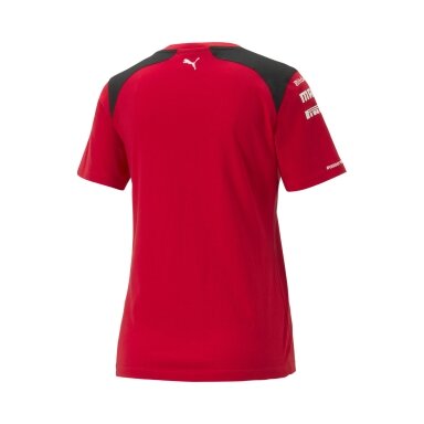 Raudona FERRARI F1 PUMA komandos marškinėliai moterims