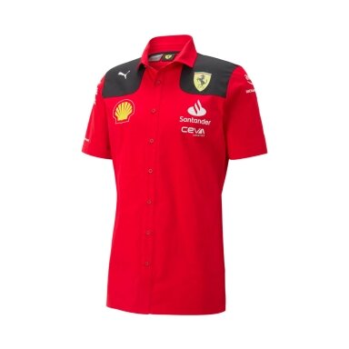 Raudona FERRARI F1 PUMA Team marškinėliai vyrams