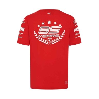 FERRARI F1 grafinis raudonas marškinėlis vyrams FER24_TSH_GRA