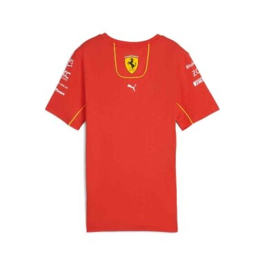 FERRARI F1 komandos raudona marškinėliai moterims FER24_TSF_TEA