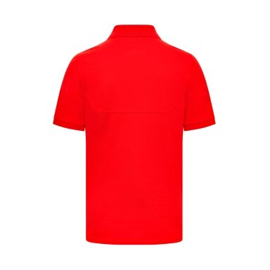 FERRARI Puma Classic raudoni polo marškinėliai vyrams