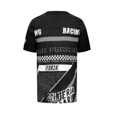 FERRARI PUMA Graphic Black marškinėliai vyrams