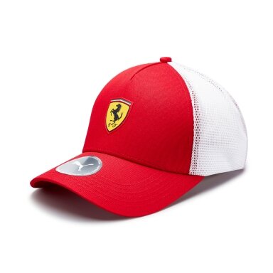 FERRARI Trucker kepurėlė raudona