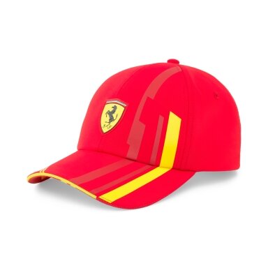 FERRARI vairuotojo Carlos Sainz Barselonos raudona kepurė vaikams