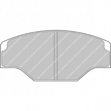 FERODO DS2500 stabdžių trinkelės, skirtos ALCON PNF0083X264 arba AP RACING CP2340 stabdžių kaladėms. 1