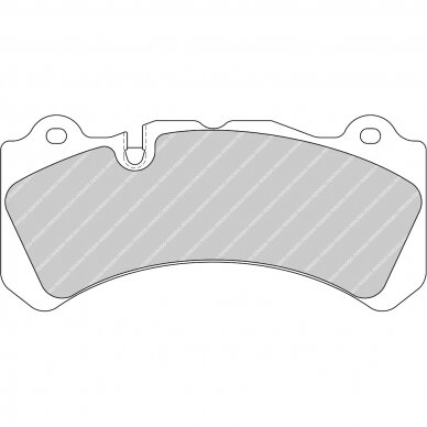 FERODO DS2500 stabdžių trinkelės, skirtos Brembo D58 / B64 stabdžių kaladėms FERODO DS2500 stabdžių trinkelės, skirtos Brembo D58 / B64 stabdžių kaladėms