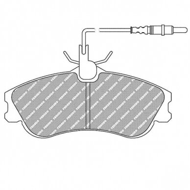 FERODO DS2500 stabdžių trinkelės CITROEN Xsara arba PEUGEOT 306 priekiniams ratams 1 FERODO DS2500 stabdžių trinkelės CITROEN Xsara arba PEUGEOT 306 priekiniams ratams 1