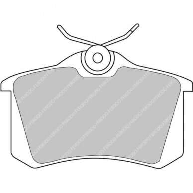 FERODO DS2500 stabdžių kaladėlės Renault Mégane 2/3/4 RS / CLIO 3 RS / TWINGO 2 RS R2/DS3 R AR storis 15 mm 1 FERODO DS2500 stabdžių kaladėlės Renault Mégane 2/3/4 RS / CLIO 3 RS / TWINGO 2 RS R2/DS3 R AR storis 15 mm 1