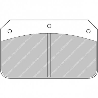 FERODO DS3000 stabdžių trinkelės, skirtos ALCON PNF0084X284 stabdžių kaladėlei 1 FERODO DS3000 stabdžių trinkelės, skirtos ALCON PNF0084X284 stabdžių kaladėlei 1