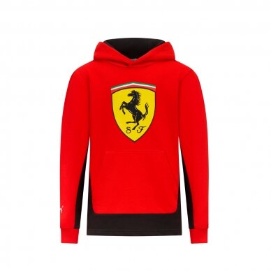 FERRARI F1 Puma Logo raudonas džemperis vaikams FERRARI F1 Puma Logo raudonas džemperis vaikams