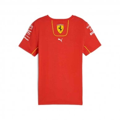 FERRARI F1 komandos raudona marškinėliai vaikams FER24_TSE_TEA 1 FERRARI F1 komandos raudona marškinėliai vaikams FER24_TSE_TEA 1
