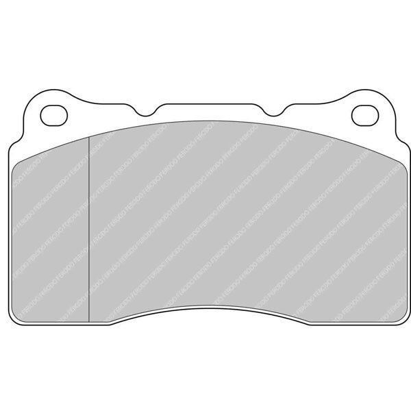 FERODO DS2500 stabdžių trinkelės Mitsubishi Evo 5/6/7/8  Renault Mégane 3/4 RS priekinė dalis 1