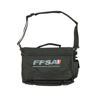 FFSA COMMISSAIRE logotipu papuošta rankinė