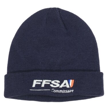 FFSA COMMISSAIRE Beanie Blue Embroidery