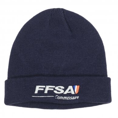 FFSA COMMISSAIRE Beanie Blue Embroidery FFSA COMMISSAIRE Beanie Blue Embroidery