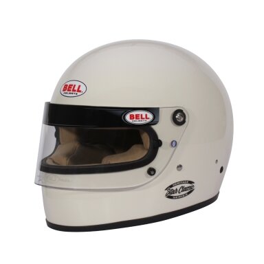 FIA BELL Star Classic viso veido šalmas baltas