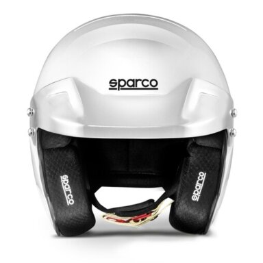 FIA SPARCO RJ reaktyvinis šalmas - Baltas