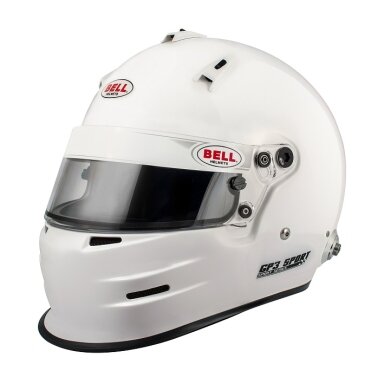 FIA pilno veido šalmas BELL GP3 Sport 8859-2015 baltas