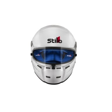 FIA viso veido šalmas STILO ST5F Composite White interjeras Mėlynas SNELL SA2020