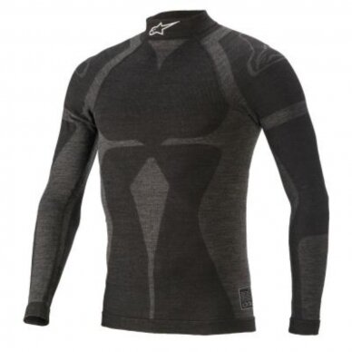 FIA ALPINESTARS ZX EVO V2 BLACK marškinėliai FIA ALPINESTARS ZX EVO V2 BLACK marškinėliai