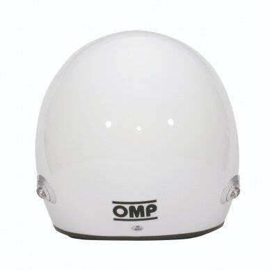 FIA OMP GP-R 2022 baltas uždaras šalmas 2